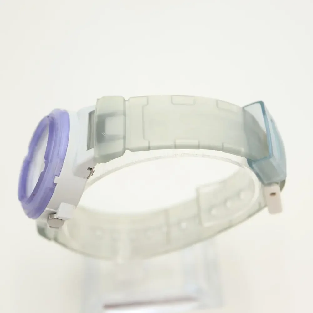 Casio Baby G Shock Purple Clear 36mm Analog Womens Watch BG-21 w New Battery